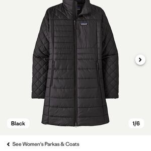 Patagonia Women's Black Puffer Coat